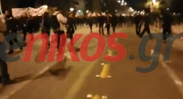 ΒΙΝΤΕΟ-Ένταση στην πορεία του Πολυτεχνείου