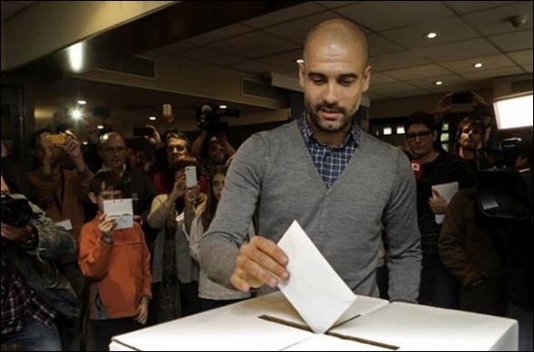 Και ο Γκουαρντιόλα στο δημοψήφισμα για την Καταλονία