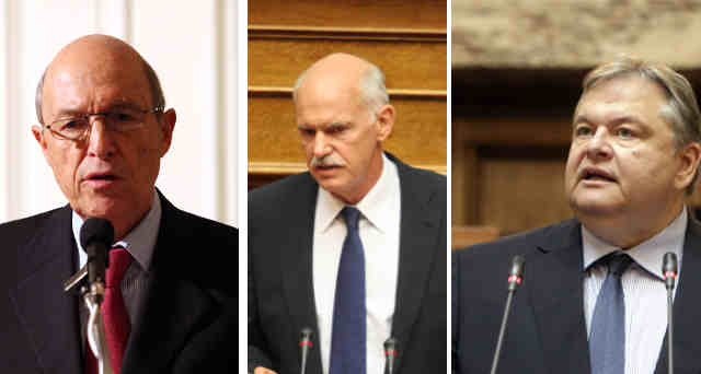 Συναντήσεις Βενιζέλου με Παπανδρέου-Σημίτη