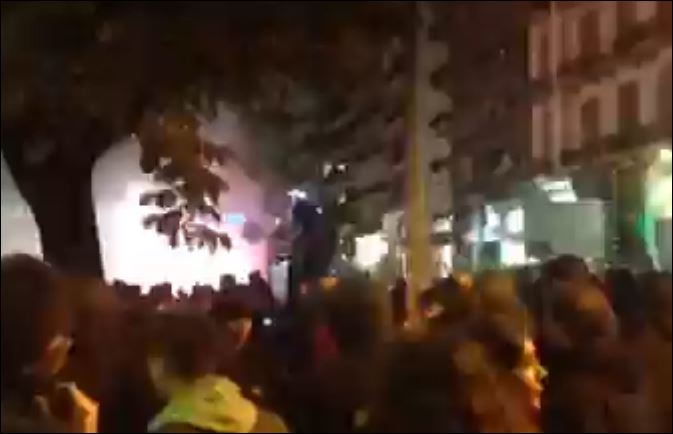 ΒΙΝΤΕΟ-Ένταση στην πορεία της Θεσσαλονίκης