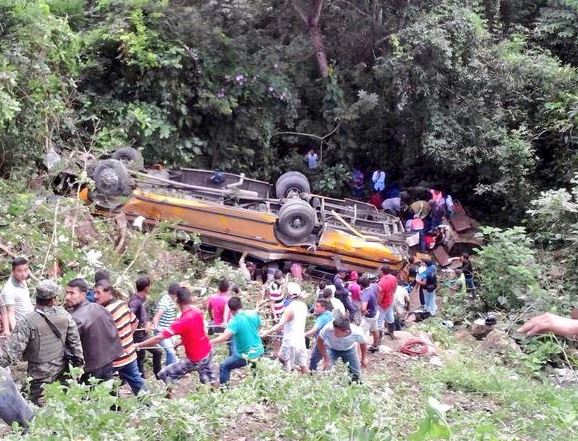 Ονδούρα-Τουλάχιστον 14 νεκροί σε δυστύχημα με λεωφορείο