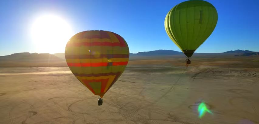 ΒΙΝΤΕΟ-Κάνοντας άλμα από αερόστατο