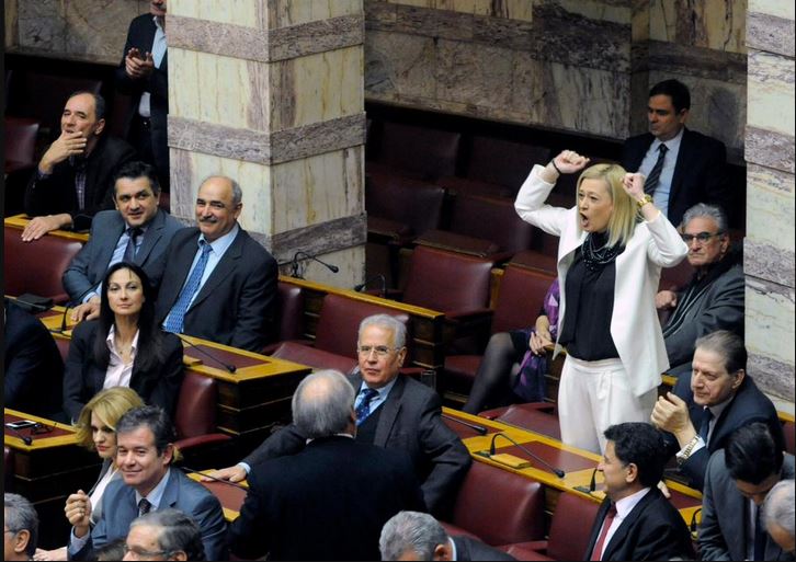 Οι πανηγυρισμοί της Ραχήλ Μακρή για το αποτέλεσμα – ΦΩΤΟ