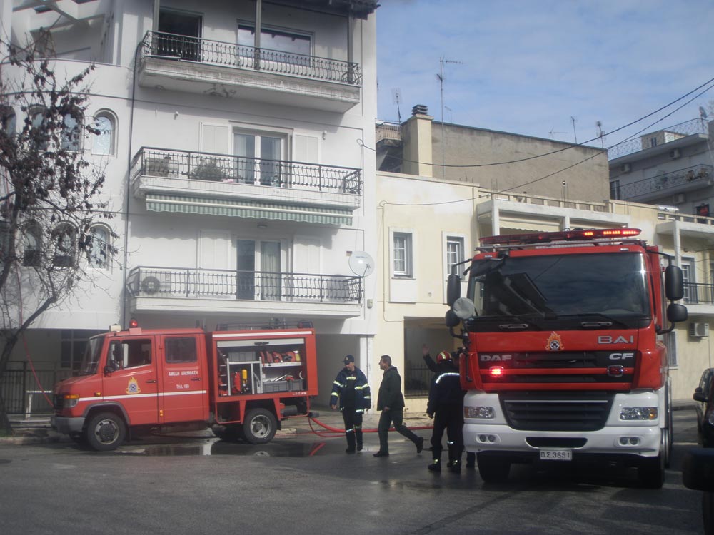 Νεκρός άνδρας από πυρκαγιά στη Λάρισα