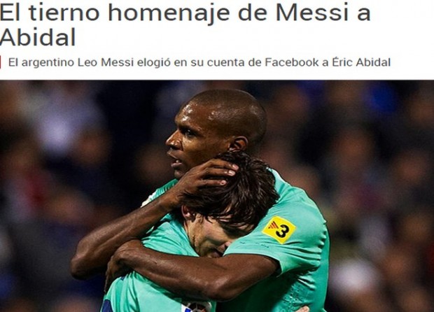 Το “αντίο” του Μέσι στον Αμπιντάλ