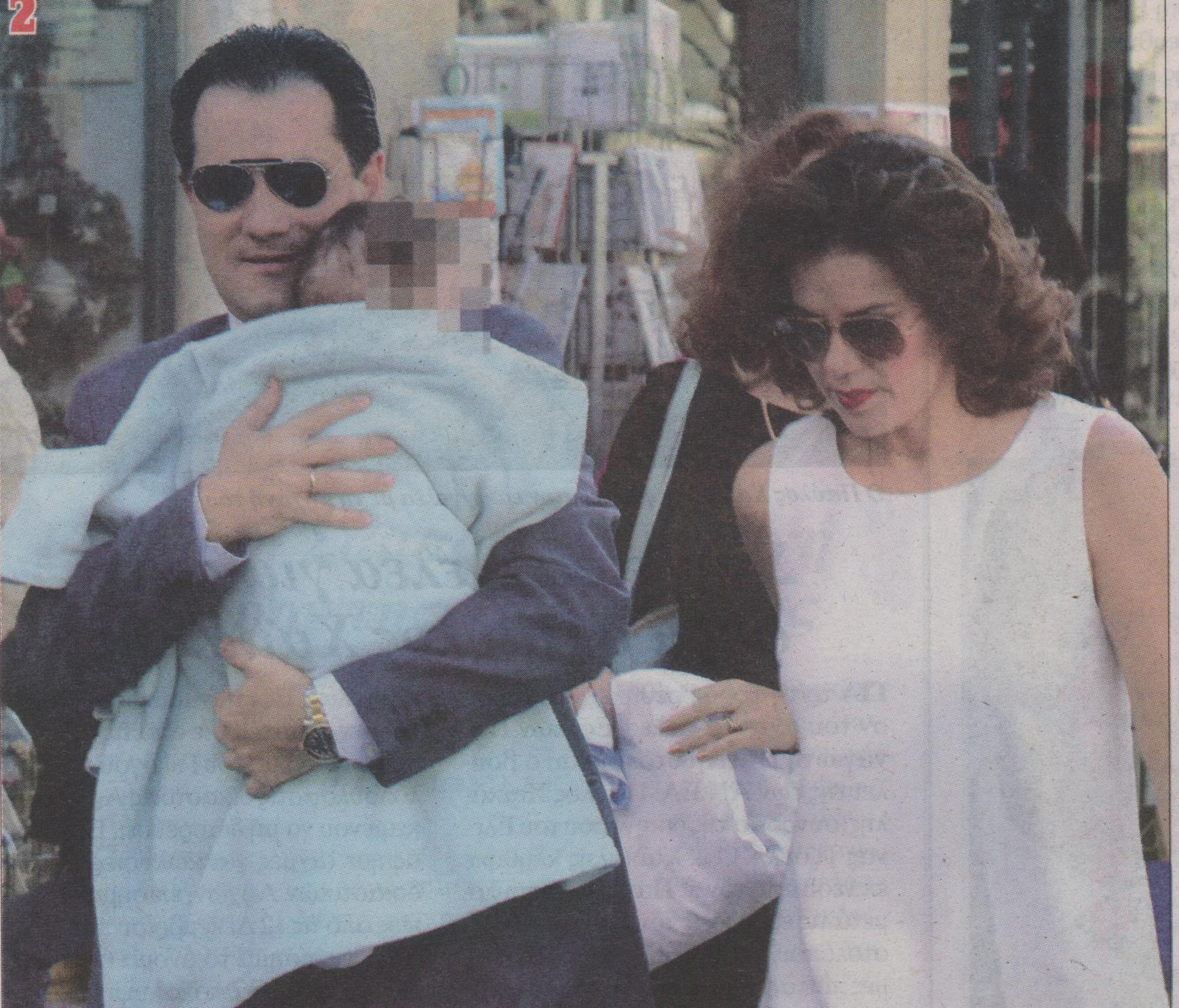 Ο Άδωνις και η Ευγενία βάπτισαν τον γιο τους – ΦΩΤΟ