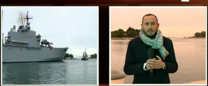 Το ιταλικό πολεμικό πλοίο που προσεγγίζει το Norman Atlantic