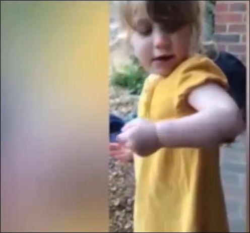 Η αντίδραση ενός κοριτσιού όταν “συνάντησε” μία αράχνη- ΒΙΝΤΕΟ