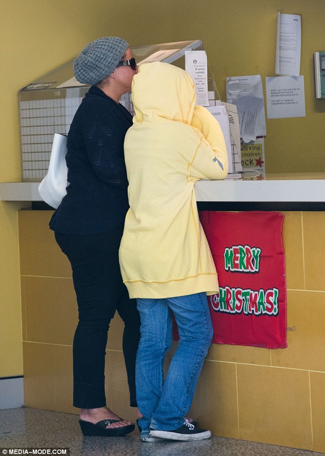 Droudis, who attended the police with an unidentified child, is free on bail on charges of murdering Monis' ex-wife in 2013. Monis was charged with being an accessory in the killing