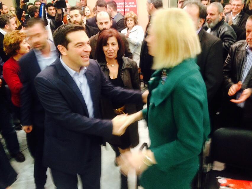 Η Ραχήλ στην ομιλία Τσίπρα – Τι είπε στον πρόεδρο του ΣΥΡΙΖΑ – ΦΩΤΟ