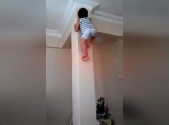 Ο μικρός σπάιντερμαν που εντυπωσιάζει – ΒΙΝΤΕΟ