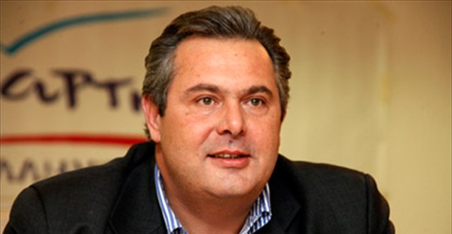 Καμμένος: Στέλνω ένα ξεκάθαρο μήνυμα στον Πρωθυπουργό…