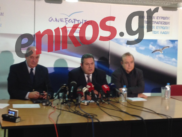 Ερωτήσεις δέχονται ο Καμμένος και ο Χαϊκάλης – ΦΩΤΟ