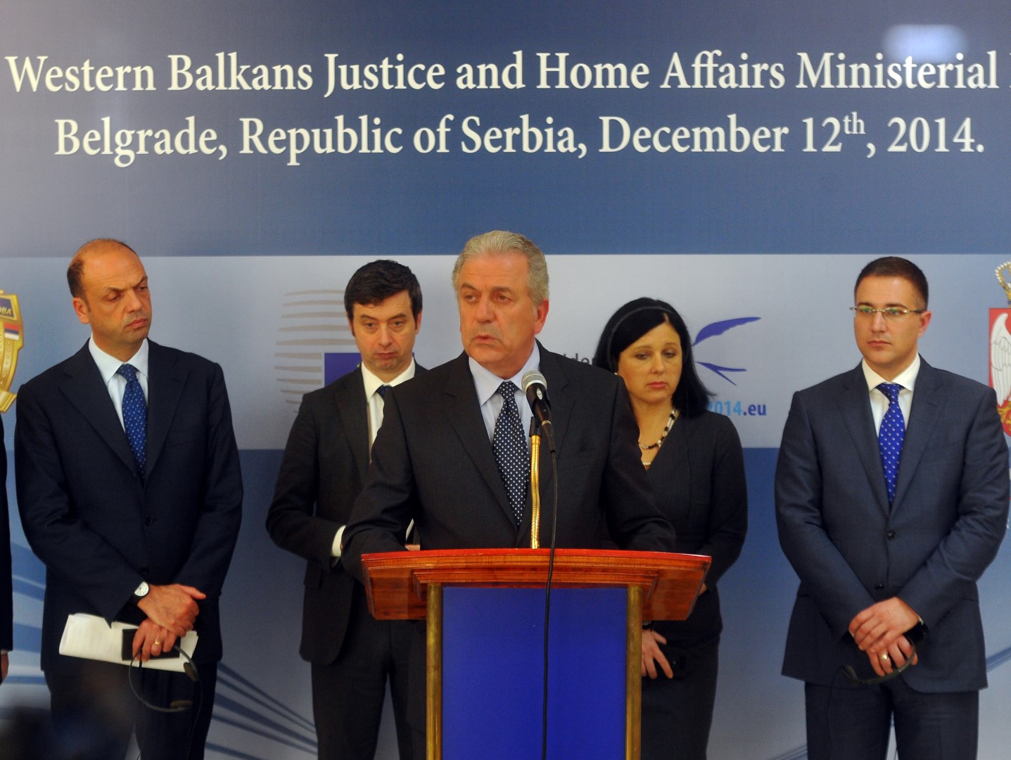 O Αβραμόπουλος στο Βελιγράδι