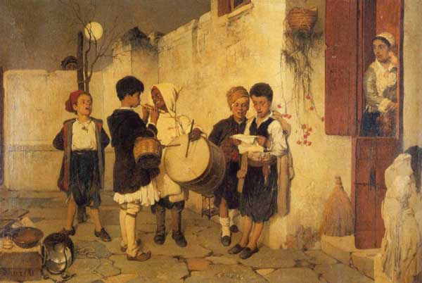 Πίνακες ζωγραφικής με θέμα τα Χριστούγεννα – ΦΩΤΟ