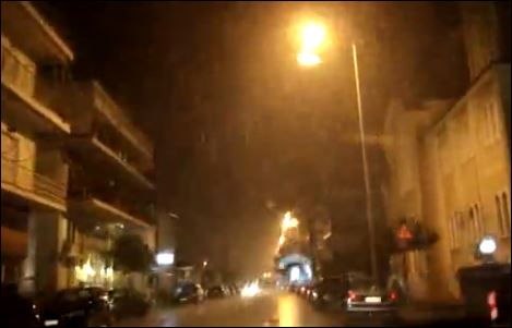 ΒΙΝΤΕΟ-Έντονη βροχόπτωση στη Λαμία