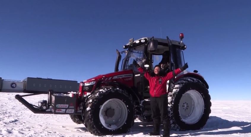 Στην Ανταρκτική με… τρακτέρ – ΒΙΝΤΕΟ