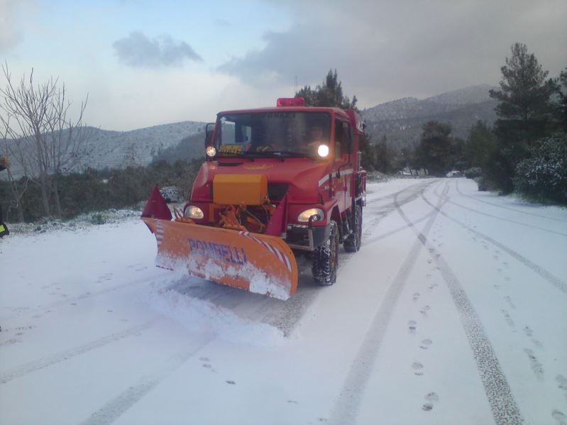 Σε ετοιμότητα για τον χιονιά η Λαμία – ΒΙΝΤΕΟ