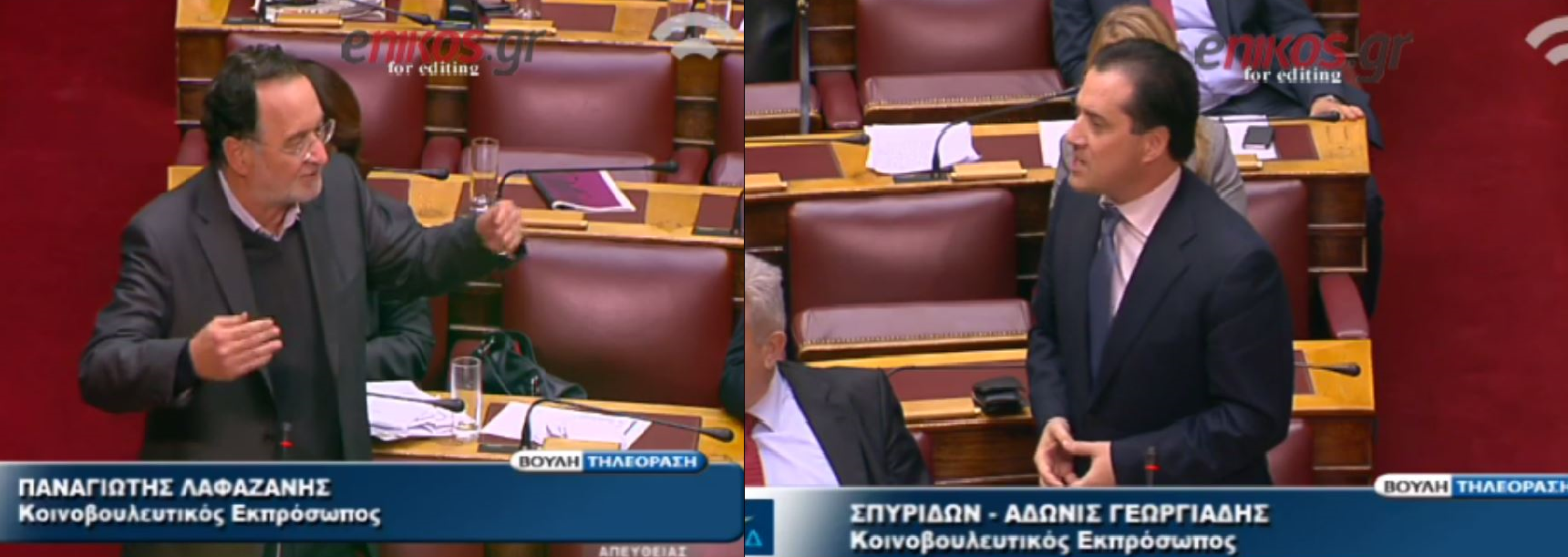 ΒΙΝΤΕΟ-Κόντρα Άδωνι-Λαφαζάνη για την αστυνομία