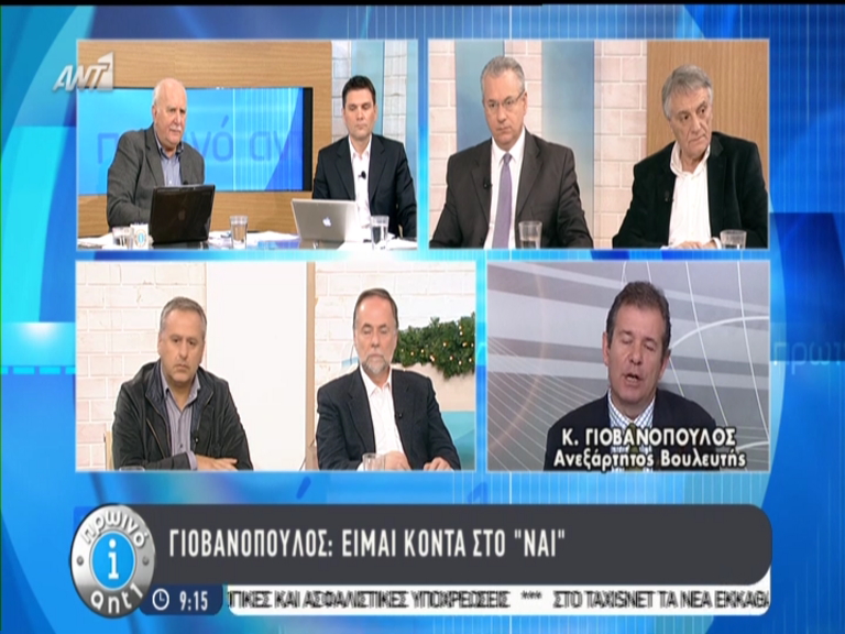 Γιοβανόπουλος: Είμαι ακόμα επιφυλακτικός – ΒΙΝΤΕΟ