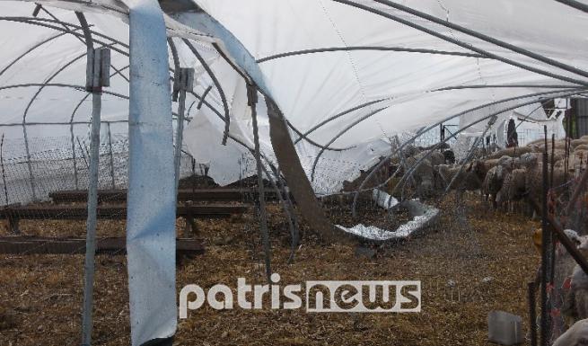 Kαταστροφικό μπουρίνι στον Πηνειό – ΦΩΤΟ