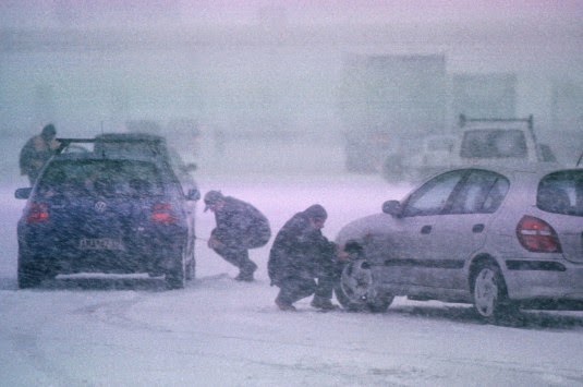 Χάος στην Εθνική Οδό – Αποκλεισμένοι οδηγοί