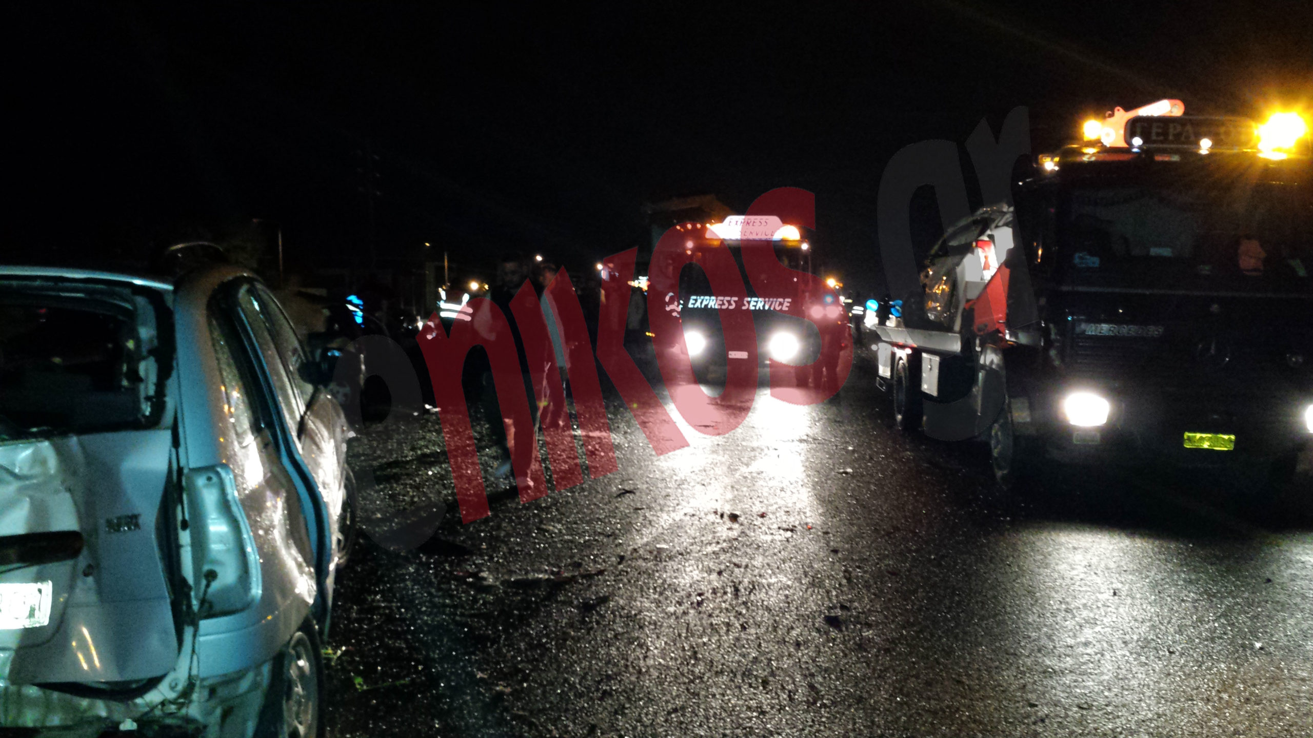 ΦΩΤΟ από τη φονική καραμπόλα στην εθνική