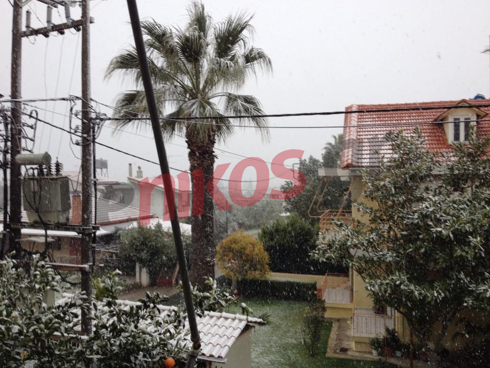 Στα λευκά η Αιδηψός – ΦΩΤΟ