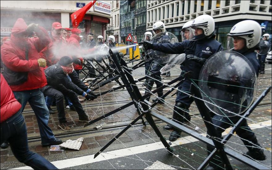 Παρέλυσε το Βέλγιο από την απεργία – ΦΩΤΟ