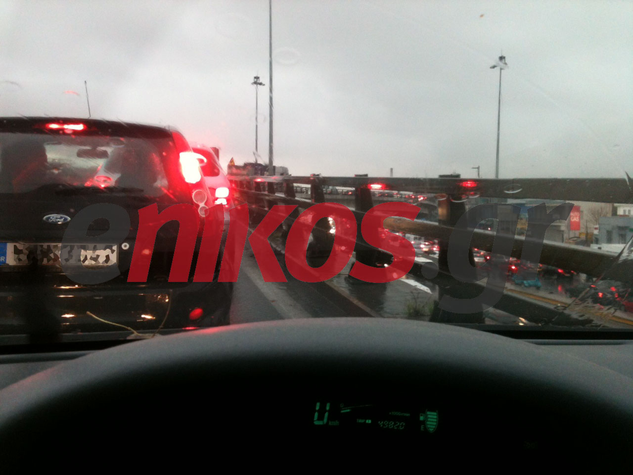 ΤΩΡΑ-ΦΩΤΟ: Μποτιλιάρισμα στον Κηφισό