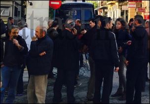 ΦΩΤΟ-Διαμαρτυρία στην Πάτρα για τις προσαγωγές