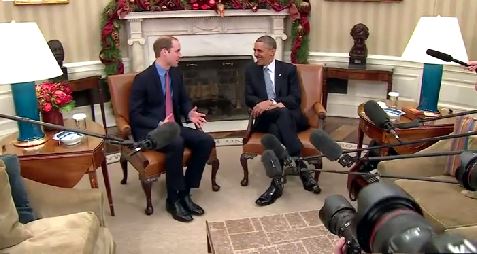 ΒΙΝΤΕΟ-Ο Ομπάμα υποδέχθηκε τον πρίγκιπα Ουίλιαμ στο Λευκό Οίκο