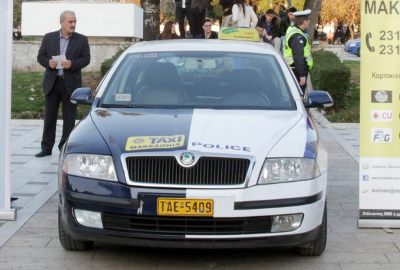 Ταξί-περιπολικό στη Θεσσαλονίκη – ΦΩΤΟ