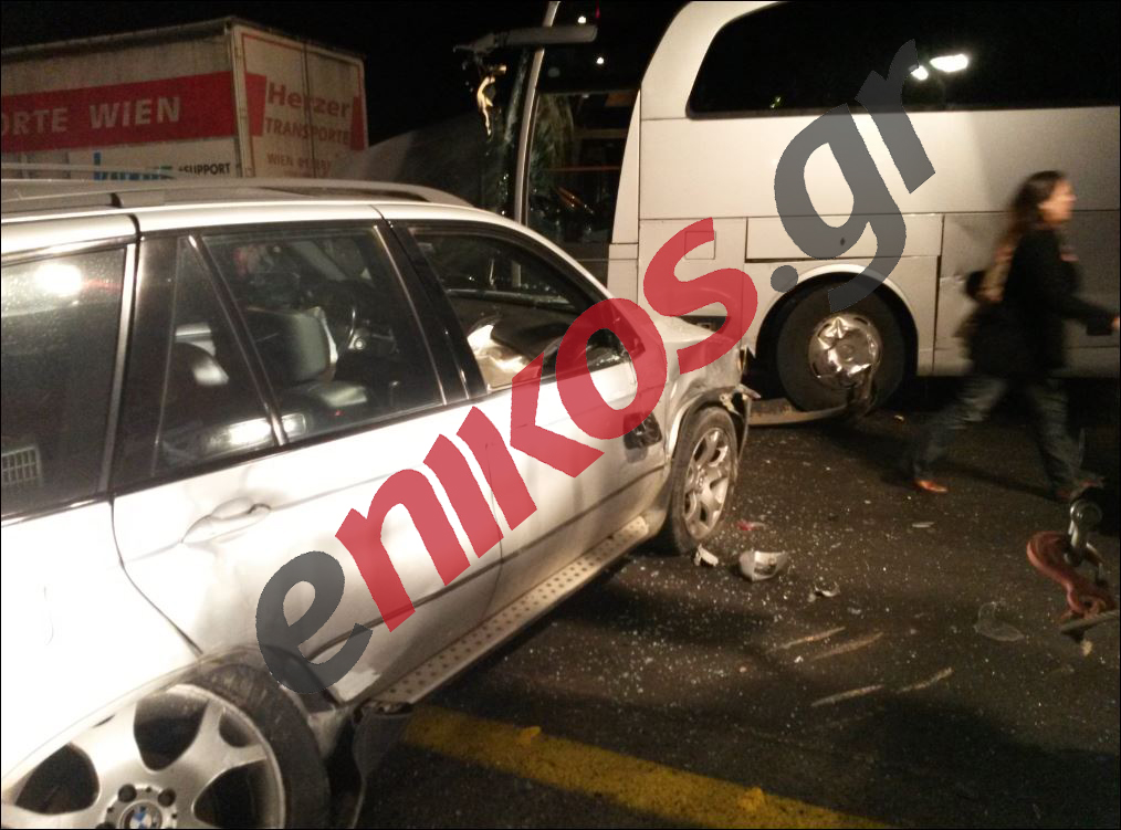 Εικόνες καταστροφής από την καραμπόλα- ΦΩΤΟ