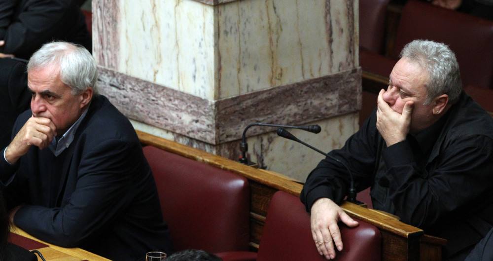 Το “δολοφονικό” βλέμμα του Ψαριανού στον Βουδούρη – ΦΩΤΟ