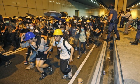 Hong Kong protesters