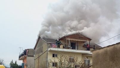 Φωτιά από τζάκι έκαψε σπίτι στα Ιωάννινα- ΦΩΤΟ