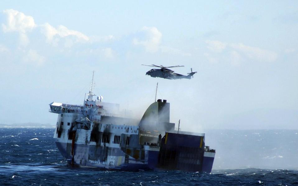 Μετάλλιο Εξόχου Πράξεως στους “σωτήρες” του Norman Atlantic