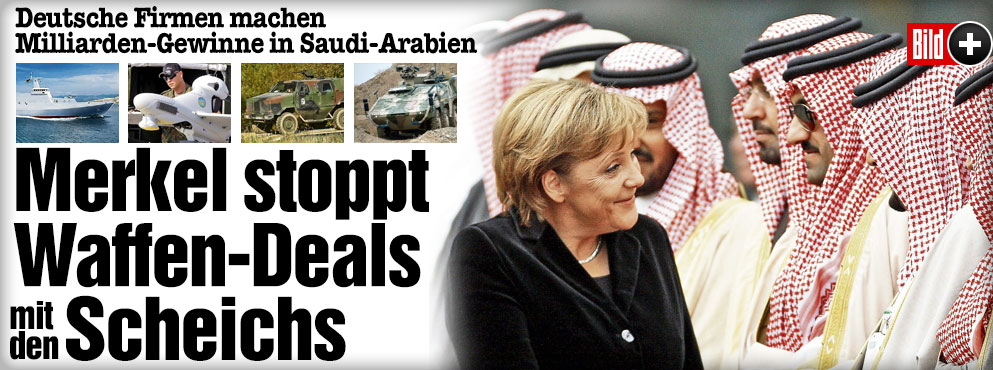 Bild: Το Βερολίνο σταματά τις παραδόσεις όπλων στη Σαουδική Αραβία