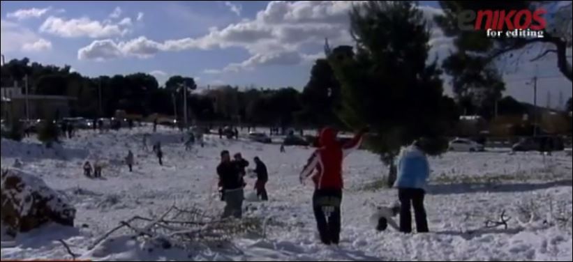 Στο “ψυγείο” η χώρα. Παγετός και αποκλεισμένα χωριά – ΒΙΝΤΕΟ