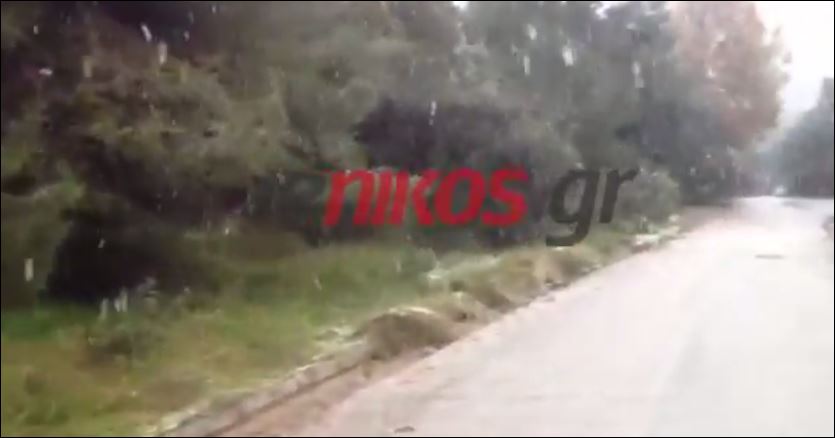 Βίντεο αναγνώστη – Χιονίζει στα Βόρεια Προάστια