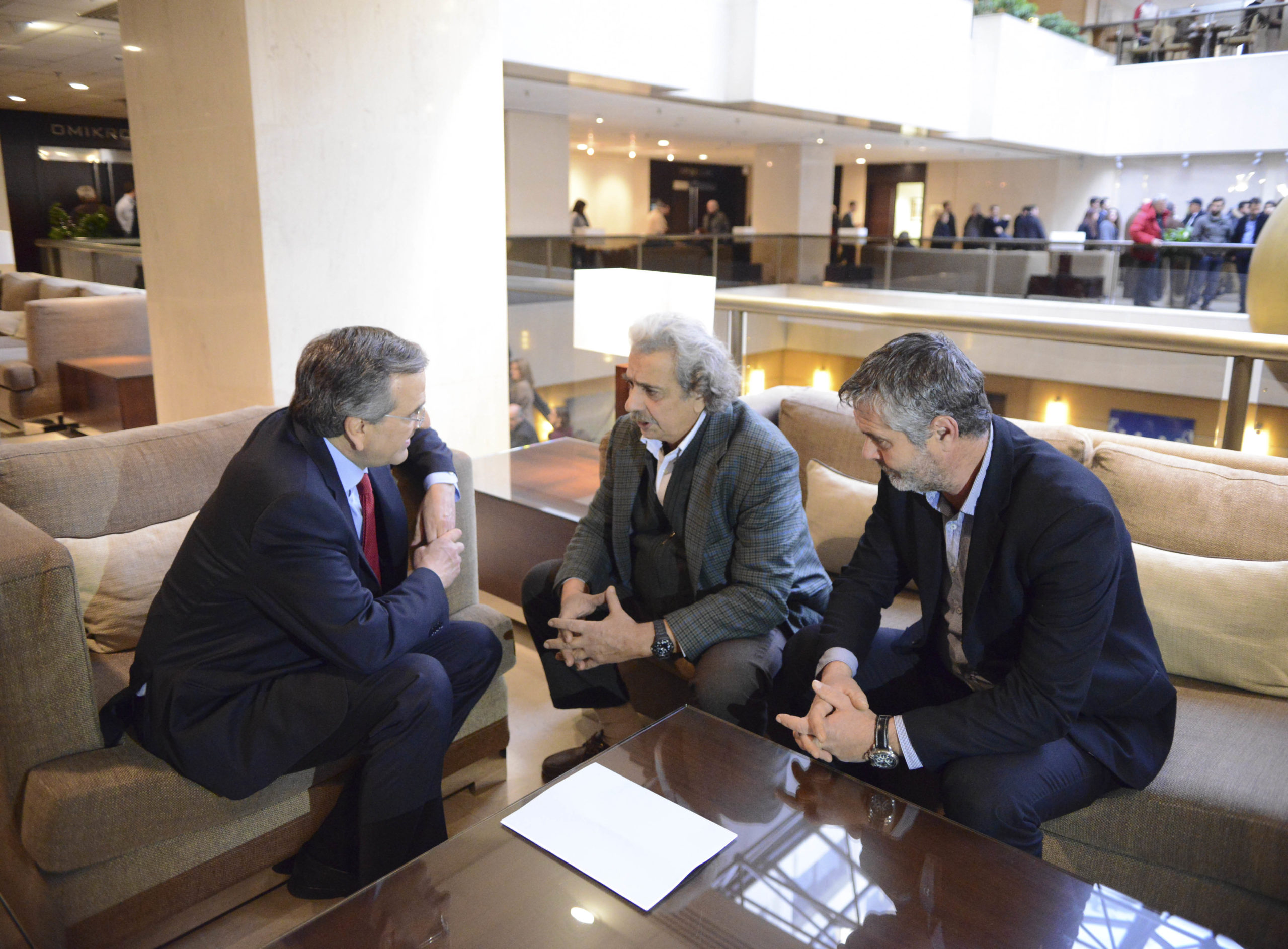 Ο Σαμαράς συναντήθηκε με τους κυνηγούς – ΦΩΤΟ