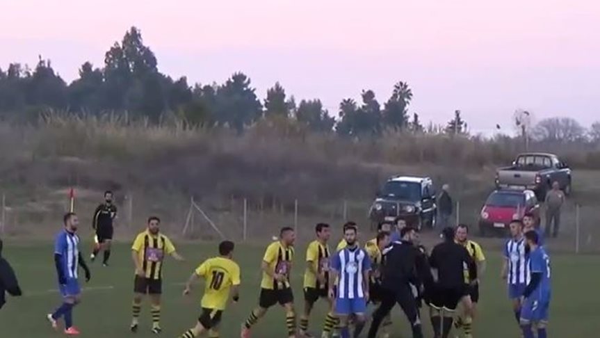 Έδειραν τον διαιτητή γιατί έδωσε πέναλτι – ΒΙΝΤΕΟ