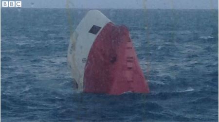 Ναυάγησε πλοίο με κυπριακή σημαία – 8 αγνοούμενοι – ΒΙΝΤΕΟ