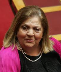 Η Έλσα Παπαδημητρίου στην ομιλία Παπανδρέου