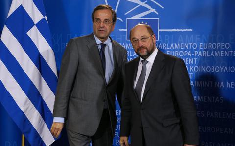 Συνάντηση μίας ώρας είχαν Σαμαράς-Σουλτς
