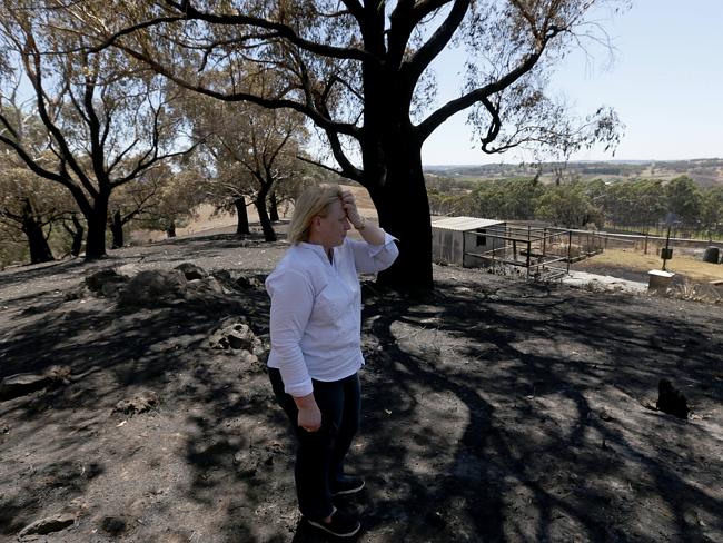 The tough return home. It was Anne Schmied’s first time back since leaving on Saturday to