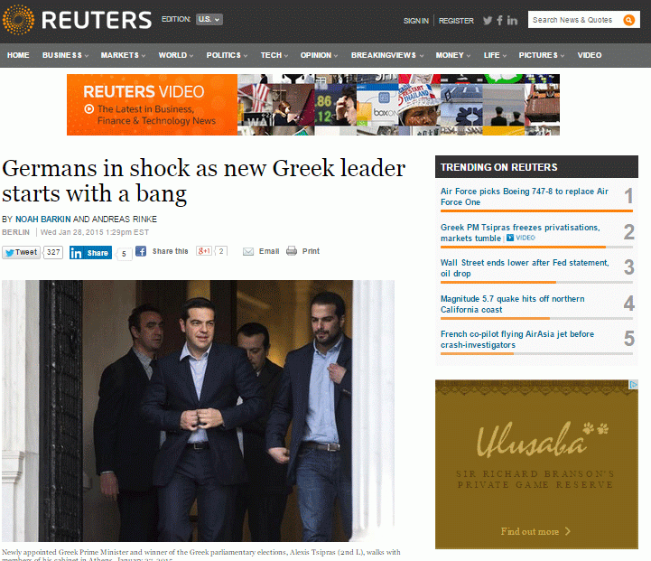 “Αιφνιδιασμένους” βλέπει τους Γερμανούς το Reuters από τις πρώτες ημέρες της νέας κυβέρνησης