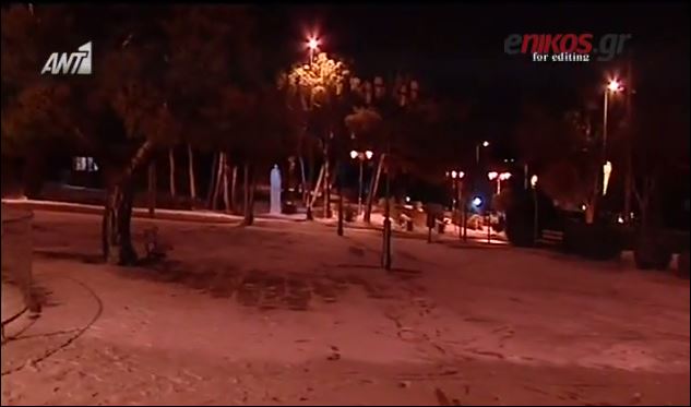 Χιόνι στην Αττική – ΒΙΝΤΕΟ
