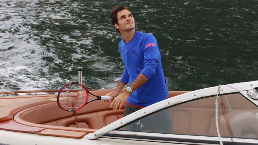 Τένις σε… ταχύπλοο – ΒΙΝΤΕΟ